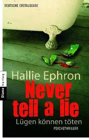 Never tell a lie - Lügen können töten - Cover