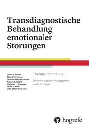 Transdiagnostische Behandlung emotionaler Störungen - Cover