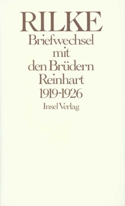 Briefwechsel mit den Brüdern Reinhart 1919 - 1926