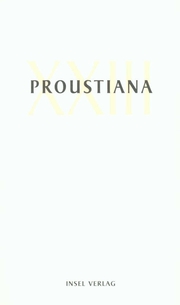 Proustiana XXIII - Cover