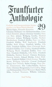 Frankfurter Anthologie 29 - Cover