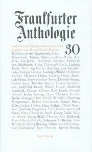 Frankfurter Anthologie 30 - Cover
