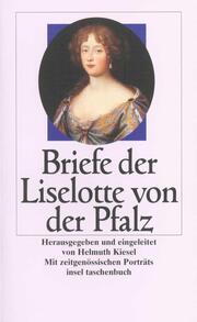 Briefe der Liselotte von der Pfalz - Cover