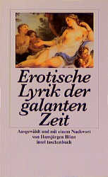 Erotische Lyrik der galanten Zeit - Cover