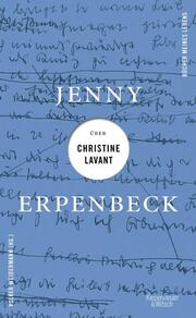 Jenny Erpenbeck über Christine Lavant - Cover