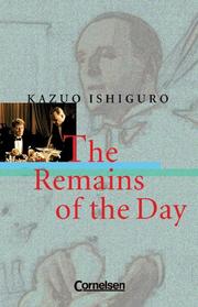 Ishiguro, The Remains of the Day