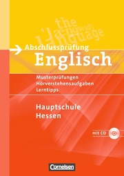 Abschlussprüfung Englisch, He, Hs, 10, Arbeitsheft, Texte, Aufgaben und Lerntipps, Mit CD und Lösungsheft - Cover