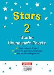 STARS - starke Übungshefte - Übungsheftpakete Deutsch und Mathematik - 2. Schuljahr - Cover