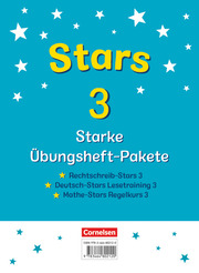 STARS - starke Übungshefte - Übungsheftpakete Deutsch und Mathematik - 3. Schuljahr - Cover