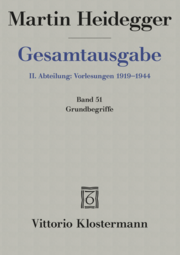 2. Abt: Vorlesungen / Grundbegriffe (Sommersemester 1941) - Cover