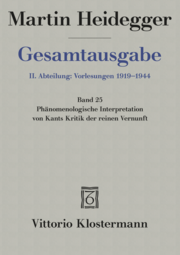 Phänomenologische Interpretation von Kants Kritik der reinen Vernunft (Wintersem