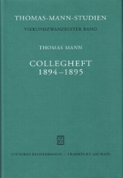 Collegheft 1894-1895