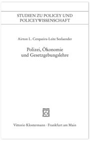 Polizei, Ökonomie und Gesetzgebungslehre - Cover