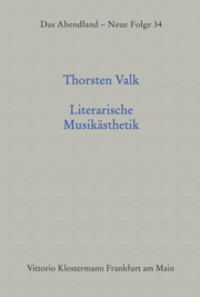 Literarische Musikästhetik - Cover
