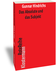 Das Absolute und das Subjekt - Cover