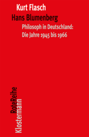 Hans Blumenberg - Cover