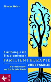 Familientherapie ohne Familie - Cover