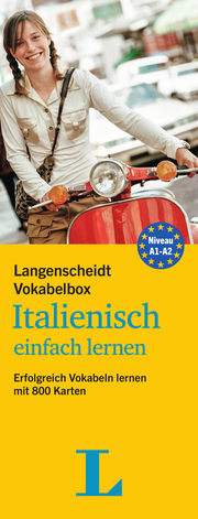 Langenscheidt Vokabelbox Italienisch einfach lernen - Box mit Karteikarten - Cover