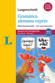 Gramática alemana exprés - Buch mit Übungen zum Download - Cover