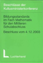 Bildungsstandards im Fach Mathematik für den Mittleren Bildungsabschluss - Cover