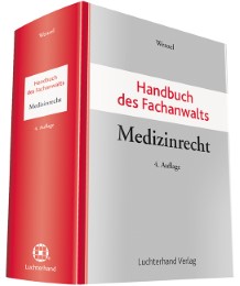 Handbuch des Fachanwalts Medizinrecht - Cover