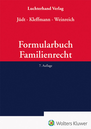 Formularbuch Familienrecht - Cover