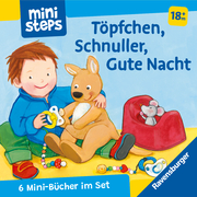 ministeps: Mein erster Bücher-Würfel: Töpfchen, Schnuller, Gute Nacht (Bücher-Set) - Cover