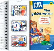 ministeps: Was gehört wohin? - Magnetbuch ab 2 Jahre, Kinderbuch, Bilderbuch - Cover
