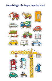 ministeps: Wer fährt wohin? Mein großes Spielbuch mit 22 Magneten: Magnetbuch ab 2 Jahren, Kinderbuch, Pappbilderbuch - Abbildung 6