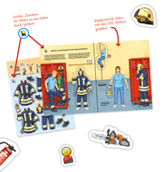 Feuerwehr Stickerheft - Illustrationen 1