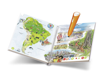 tiptoi Starter-Set mit Stift, Buch 'Weltatlas' und großer Weltkarte - Abbildung 3