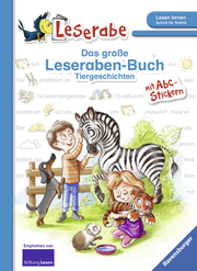 Das große Leseraben-Buch: Tiergeschichten - Leserabe ab 1. Klasse - Erstlesebuch für Kinder ab 5 Jahren - Cover