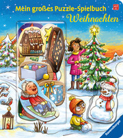 Mein großes Puzzle-Spielbuch: Weihnachten - Cover