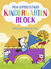 Mein superlustiger Kindergarten-Block - Cover