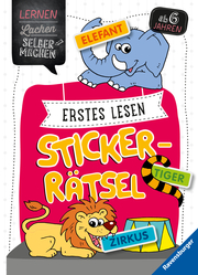 Erstes Lesen Sticker-Rätsel ab 5 Jahren - Cover