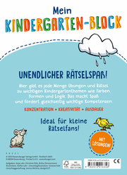Ravensburger Mein Kindergarten-Block - Farben, Formen, Logik - Rätselspaß für Kindergartenkinder ab 5 Jahren - Förderung von Logik, Aufmerksamkeit und Ausdauer - Abbildung 7