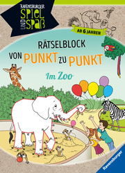 Rätselblock von Punkt zu Punkt: Im Zoo - Cover
