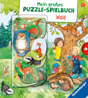Mein großes Puzzle-Spielbuch: Wald - Cover