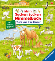 Mein Sachen suchen Wimmelbuch: Tiere und ihre Kinder - Cover