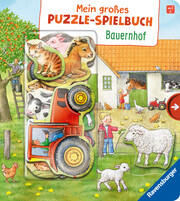 Mein großes Puzzle-Spielbuch: Bauernhof