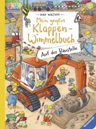 Mein großes Klappen-Wimmelbuch: Auf der Baustelle - Cover