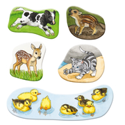Mein großes Puzzle-Spielbuch: Tierkinder - Abbildung 2
