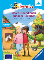 Beste Freundinnen auf dem Reiterhof - lesen lernen mit dem Leserabe - Erstlesebuch - Kinderbuch ab 7 Jahren - lesen üben 2. Klasse (Leserabe 2. Klasse) - Cover