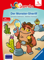 Der Monster-Sheriff - Leserabe ab Klasse 1- Erstlesebuch für Kinder ab 6 Jahren - Cover