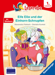 Elfe Ella und der Einhorn-Schnupfen - Leserabe ab 1. Klasse - Erstlesebuch für Kinder ab 6 Jahren - Cover
