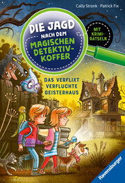 Die Jagd nach dem magischen Detektivkoffer 7: Das verflixt verfluchte Geisterhaus. Erstlesebuch ab 7 Jahren für Jungen und Mädchen - Lesenlernen mit Krimirätseln - Cover