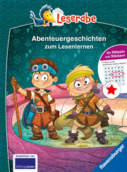 Die schönsten Abenteuergeschichten zum Lesenlernen - Leserabe ab 1. Klasse - Erstlesebuch für Kinder ab 6 Jahren - Cover