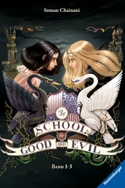 The School for Good and Evil, Band 1: Es kann nur eine geben / Band 2: Eine Welt ohne Prinzen / Band 3: Und wenn sie nicht gestorben sind - Cover