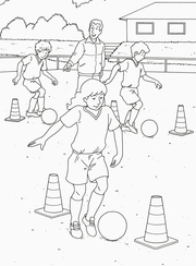 Mein Mal- und Rätselspaß: Fußball - Illustrationen 2