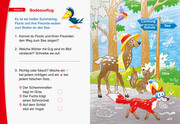 Leserabe Rätselspaß Zauber-Malrätsel zum Lesenlernen: Im Wald (1. Lesestufe) - Abbildung 1